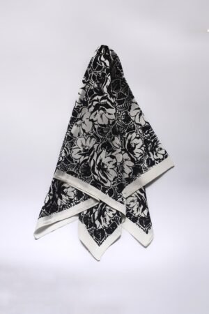 Diseño sin título - 3 Pañuelo Hibiscus Negro